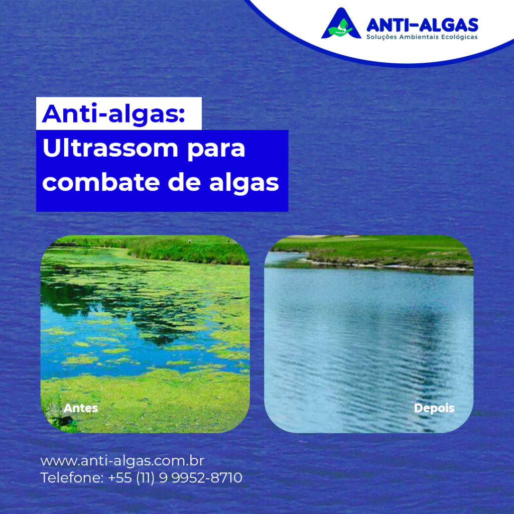 Ultrassom para combate de algas